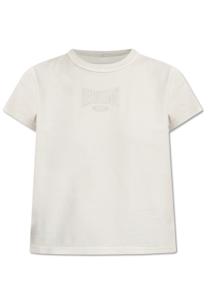 【Ferragamo】ロゴエンボス加工 C フルネック Tシャツ FERRAGAMO T-shirt with logo | Women's Clothing | Vitkac
